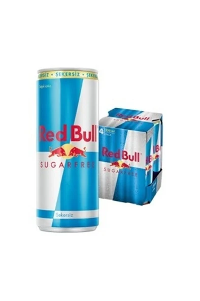 RED BULL Enerji Içeceği Şekersiz 4'lü Paket - 4x250 Ml ( 5 Adet ) ürün görseli 1