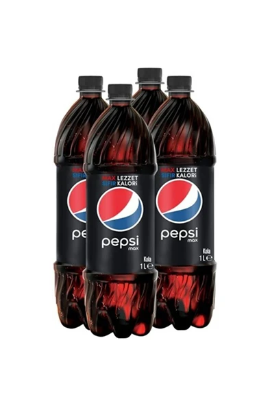 Pepsı Cola Max Pet 1 Lt X 4 Adet ürün görseli 1