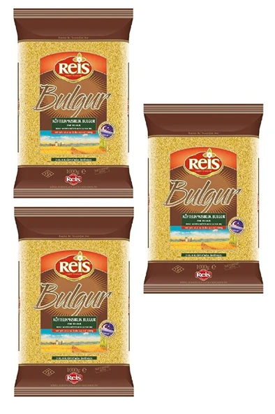 REİS Köftelik Bulgur 1 Kg X 3 Adet ürün görseli 1