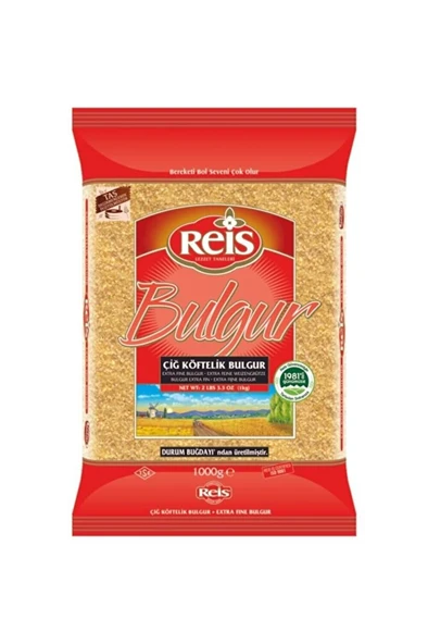 REİS Çiğ köftelik Bulgur 1 Kg ürün görseli 1