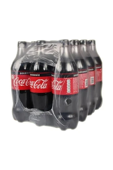 Şekersiz Coca Cola 1 Litre Koli Adet 12'li ürün görseli 1