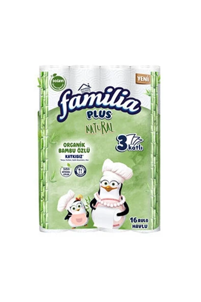 FAMİLİA Plus Natural Havlu 16'lı ürün görseli 1