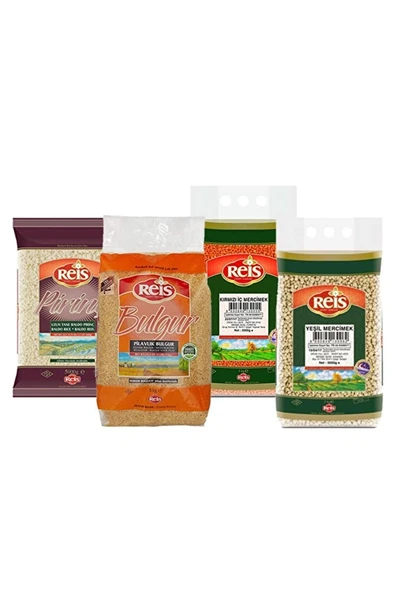 Bulgur, Baldo Pirinç, Kırmızı Ve Yeşil Mercimek 5 Kg ürün görseli 1