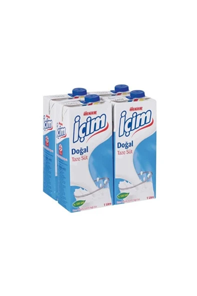 İÇİM Süt Uht Y.yağlı M.p. 4x1 Lt ürün görseli 1