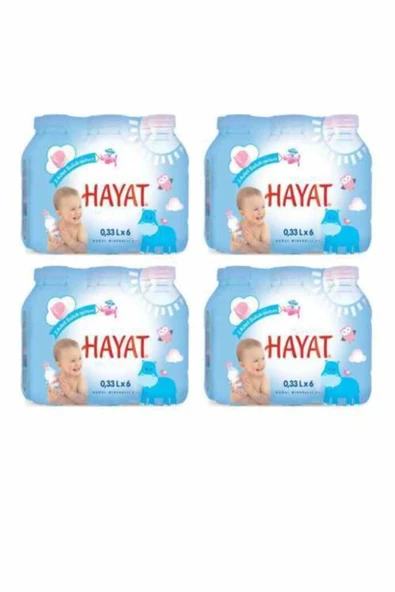 Hayat bebek suyu Doğal Mineralli Bebek Suyu 330 Ml 24'lü Paket ürün görseli 1