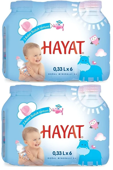 Hayat Bebek Suyu 6'lı X 2 Paket Tarih 05/2026 ürün görseli 1