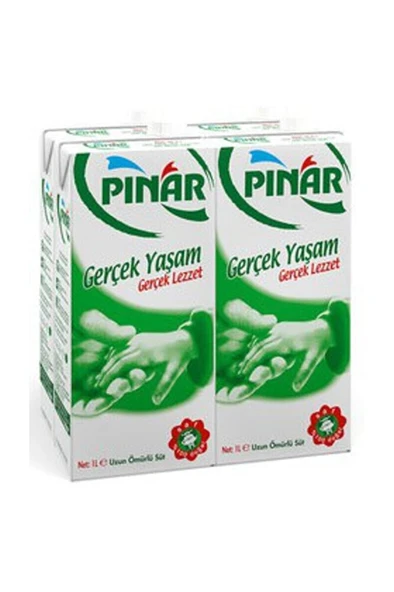 PINAR 4'lü Paket Tam Yağlı Süt 1 lt ürün görseli 1