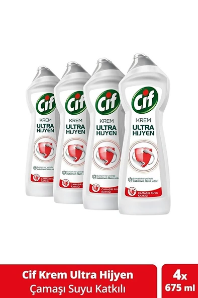 CİF Krem 675 Ml Ultra Hijyen X 4 Adet ürün görseli 1