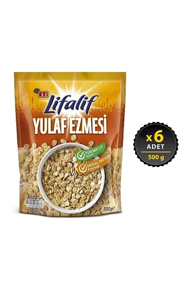 ETİ Lifalif Yulaf Ezmesi 6 X 500 G ürün görseli 1