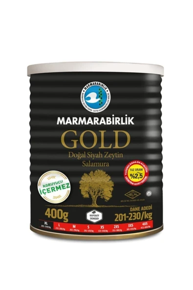 Gold Siyah Zeytin 400 gr ürün görseli 1