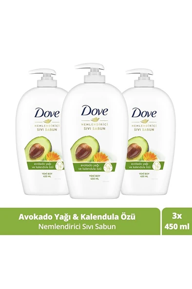 Sıvı Sabun Avokado Yağı 450 Ml x3 Adet ürün görseli 1