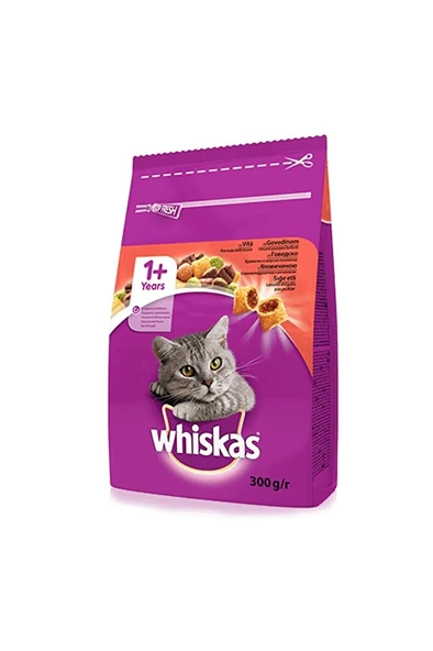 WHİSKAS Sığır Etli/havuçlu Kedi Maması 300gr ürün görseli 1