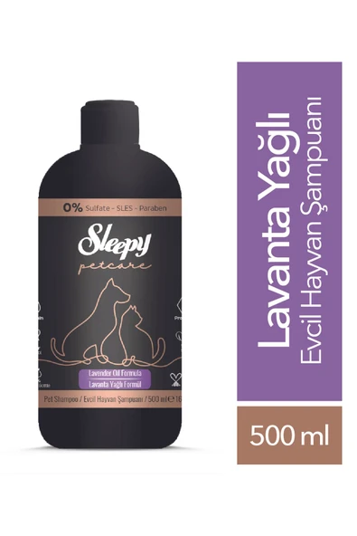 Sleepy Petcare Lavanta Yağlı Evcil Hayvan Şampuanı 500 ml ürün görseli 1