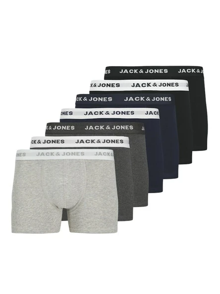 Jack Jones 7 Li Paket Erkek Boxer 12165587 ürün görseli 1