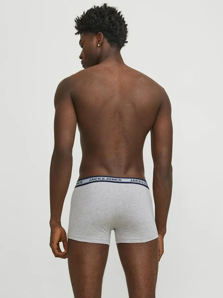 Jack Jones Solıd 10 Lu Paket Erkek Boxer 12189937 - Resim 4