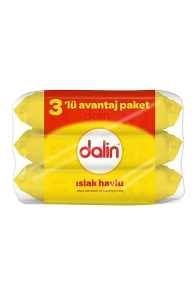 Dalin Klasik 3'lü Islak Havlu 3*56 Adet ürün görseli 1