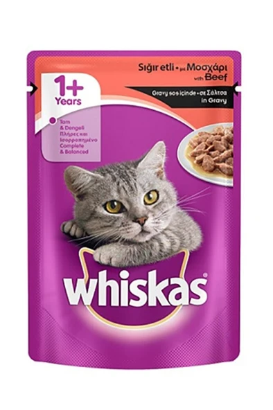 WHİSKAS Pouch Etli Kedi Konserve 100 gr ürün görseli 1