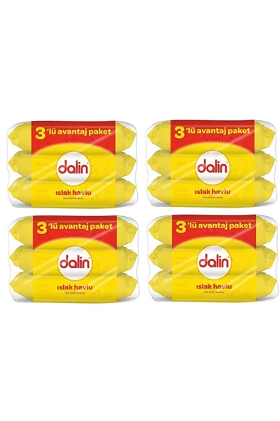 dalin Islak Temizleme Mendili 56lı(3 LÜ PAKET) X 4 Adet ürün görseli 1