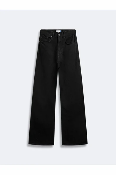 Ltb Vıonne H Black Wash Wide Leg Kadın Jean Pantolon ürün görseli 1
