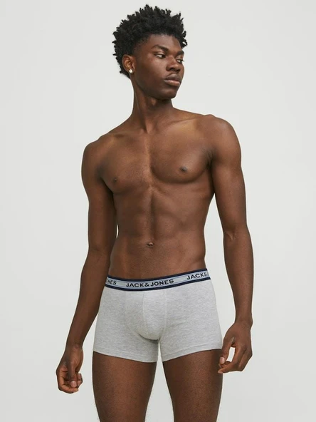 Jack Jones Solıd 10 Lu Paket Erkek Boxer 12189937 - Resim 2