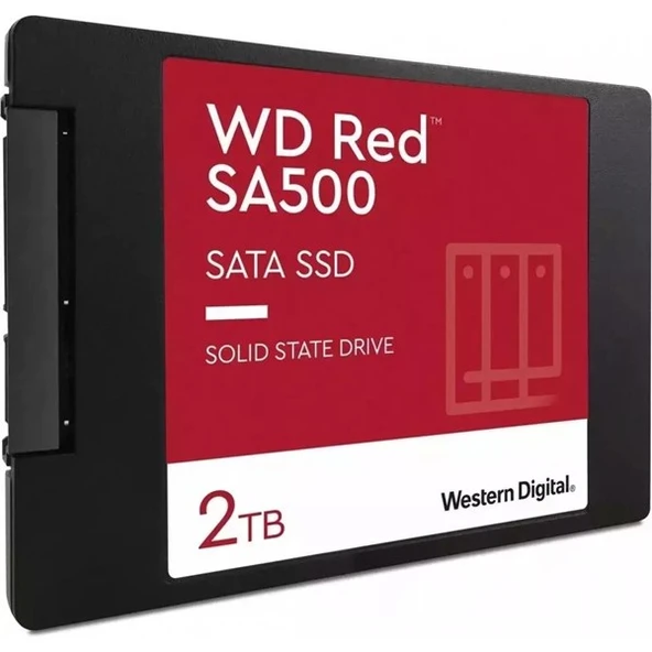 WD 2TB RED SA500 WDS200T2R0A 560-530MB/s NAS SSD DİSK ürün görseli 1