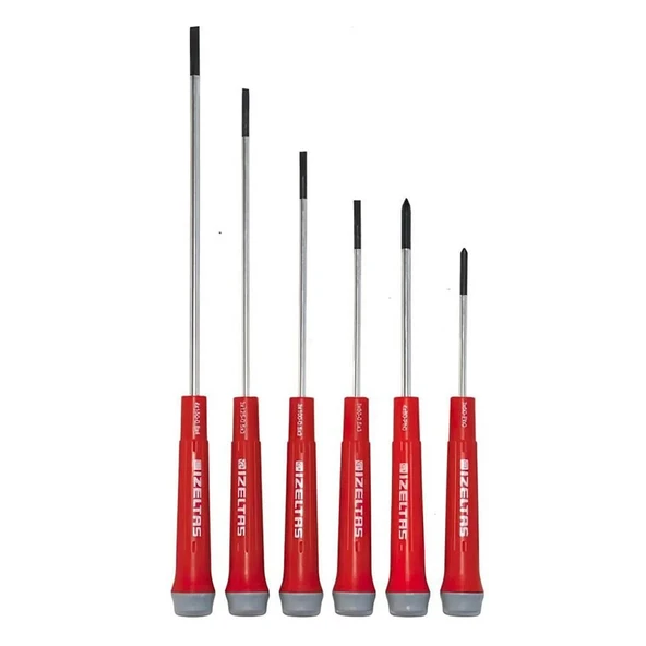 İzeltaş Elektronikçi Tip Tornavida Seti (Klemens) 6 Parça ürün görseli 1