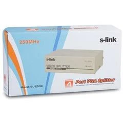S-LINK SL-2504 4 Port VGA Splitter (Çoklayıcı) ürün görseli 1