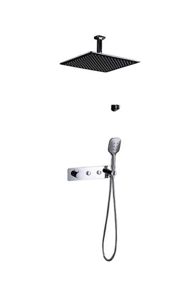 NEWARC STEP YATAY ANKASTRE BANYO SETİ (KROM) - Resim 2