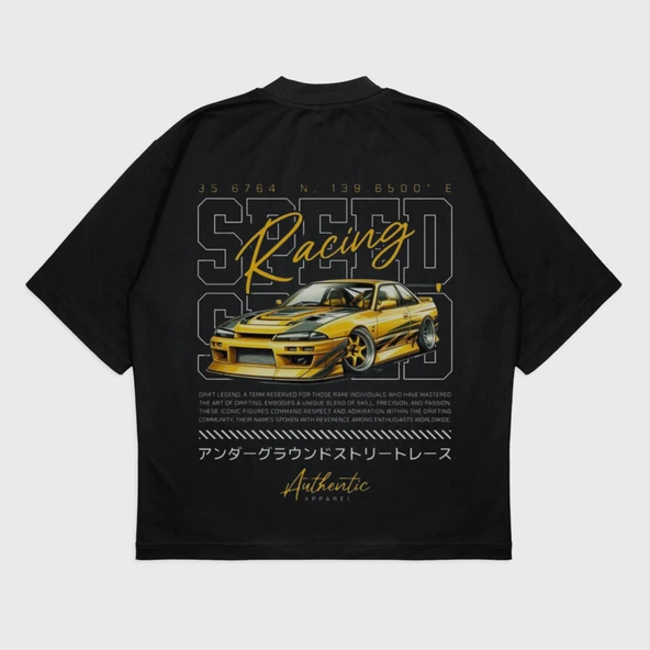 Oversize 'Speed' T-Shırt ürün görseli 1