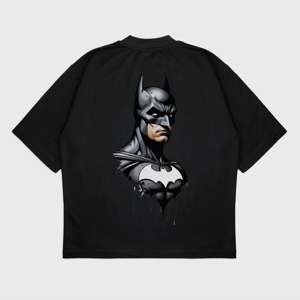 Oversize 'Batman' Baskılı T-Shırt ürün görseli 1