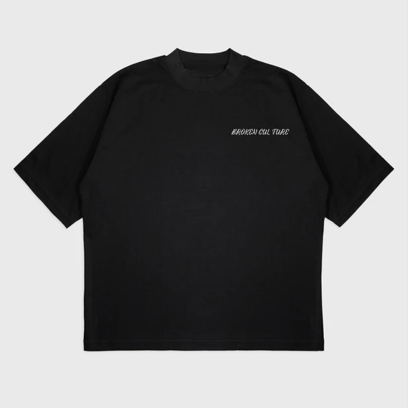 Oversize 'Broken' T-Shırt - Resim 2