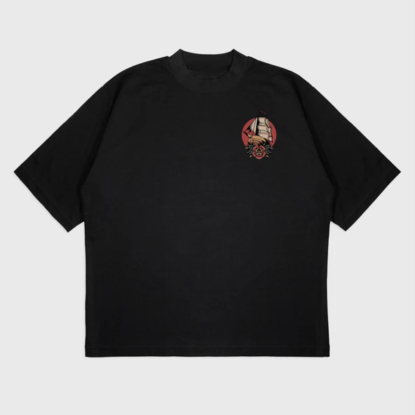 Oversize 'Anchor' T-Shırt - Resim 2
