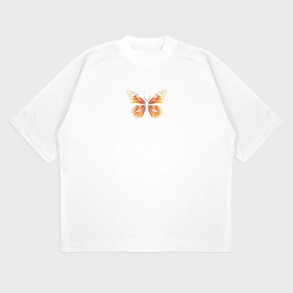 Oversize 'Nature Angel' T-Shırt - Resim 4