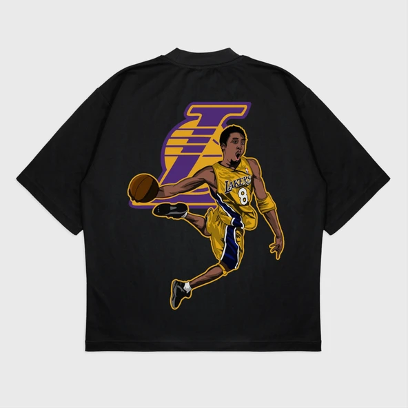 Oversize 'Kobe Bryant' Baskılı T-Shırt ürün görseli 1
