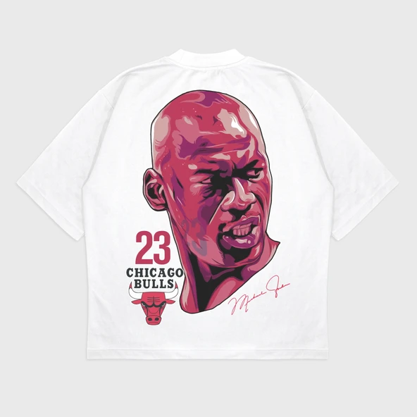 Oversize 'Jordan 23' Baskılı T-Shırt ürün görseli 1