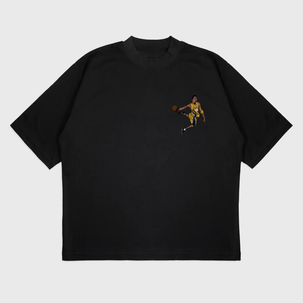 Oversize 'Kobe Bryant' Baskılı T-Shırt - Resim 2