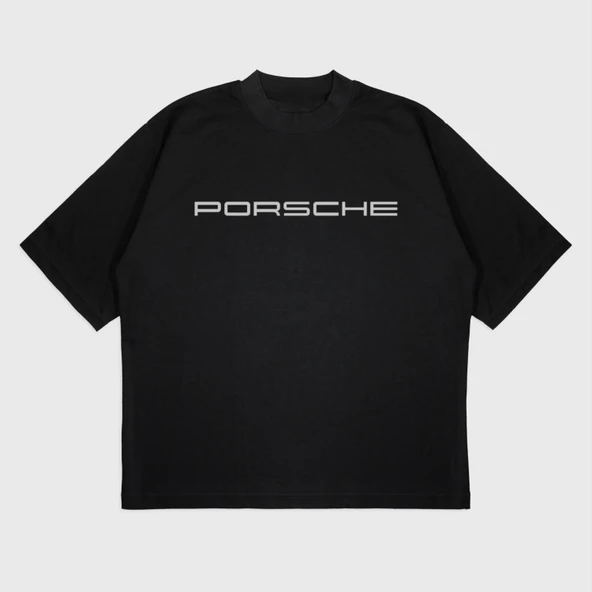Oversize 'Porsche' T-Shırt ürün görseli 1