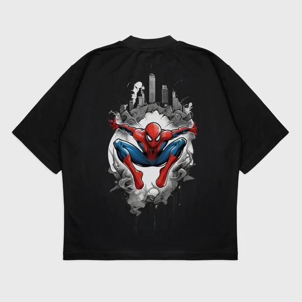 Oversize 'Spider-Man' Baskılı T-Shırt ürün görseli 1