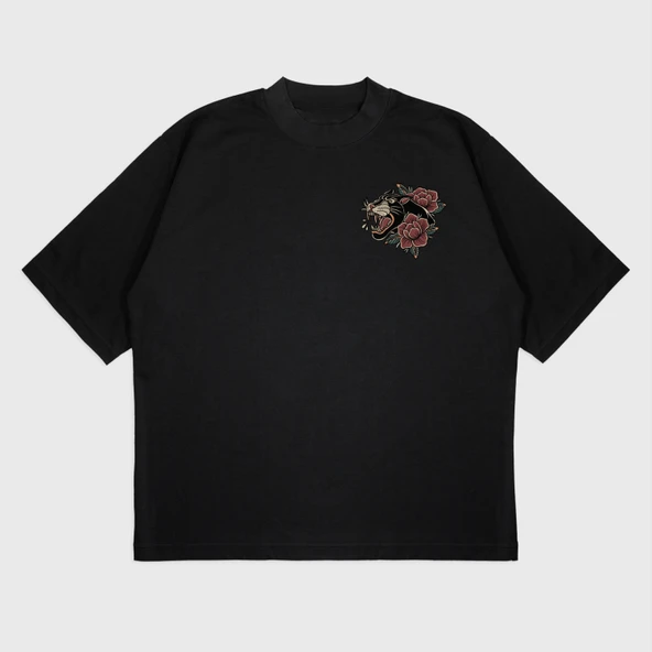 Oversize 'Royal' T-Shırt - Resim 2