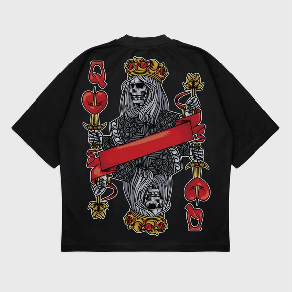 Oversize 'Mug Skeleton' T-Shırt ürün görseli 1