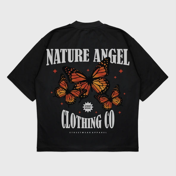 Oversize 'Nature Angel' T-Shırt ürün görseli 1