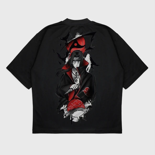 Oversize 'Uzumaki Naruto' Baskılı T-Shırt ürün görseli 1