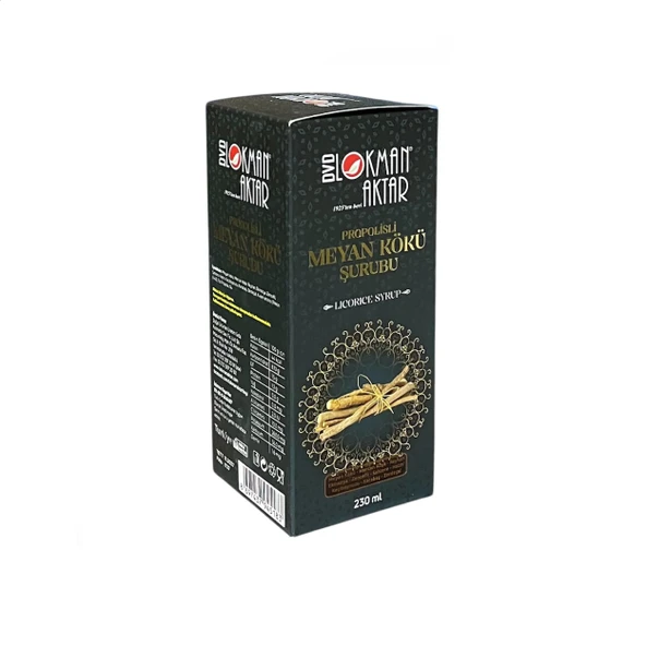 Propolisli Meyan Kökü Şurubu 230 ml, DVD Lokman Aktar ürün görseli 1