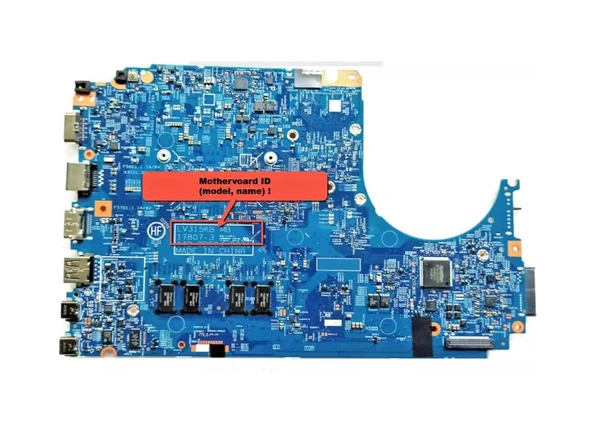 Lenovo V330-15ISK, V330-15IKB (81AX) Notebook Anakartı, Mainboard LV315KB MB 17807-3M, (SR3LA, i5-8250U 4GB RAM M530 2GB GPU DDR4) ürün görseli 1