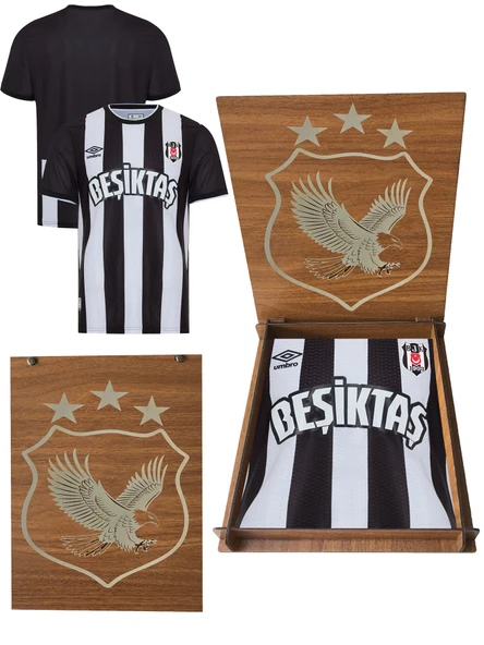 Beşiktaş Orijinal Lisanslı Kartal Ahşap Kutulu Çubuklu Forma ürün görseli 1