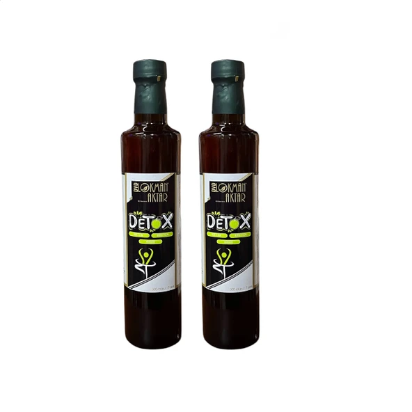 DVD Lokman Aktar Detoks Sirkesi, Katkısız, 500ml 2 Adet, DVD Lokman Aktar ürün görseli 1