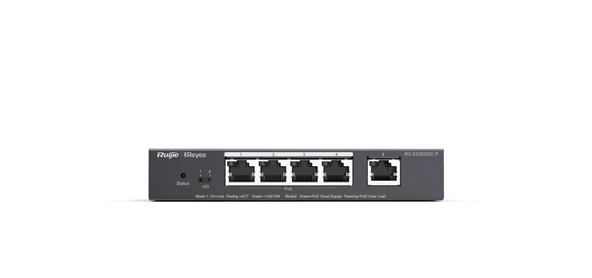 Ruijie-Reyee RG-ES205GC-P  4Port POE+ 10-100-1000 Mbps+1 Port 10-100-1000 Mbps Gb Yönetilebilir 54W ürün görseli 1