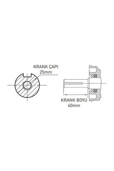 Factor MG460E 18hp Kamalı Marşlı Benzinli Motor - Resim 2