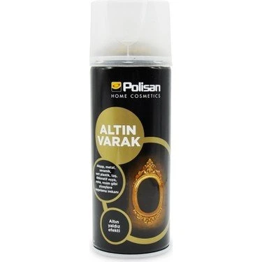 Polisan Akrilik Sprey Boya 400 ml Altın Varak ürün görseli 1