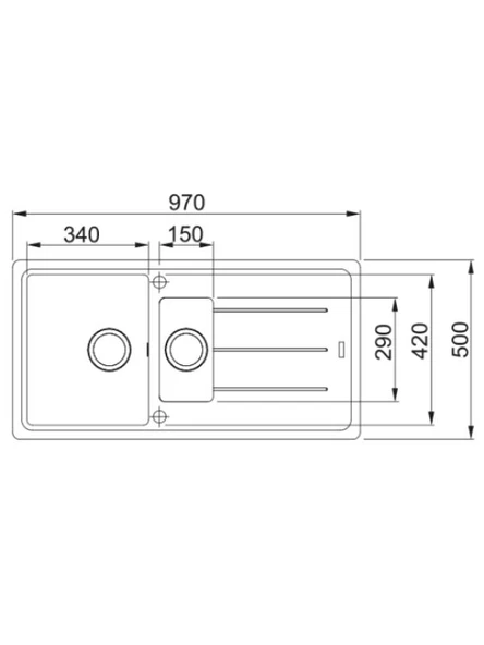 BFG 651-97 Slate Grey Eviye - Resim 2